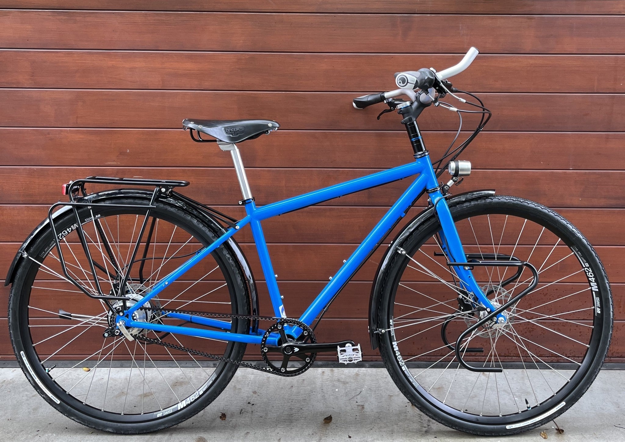 George's Rohloff Custom painted touring bike