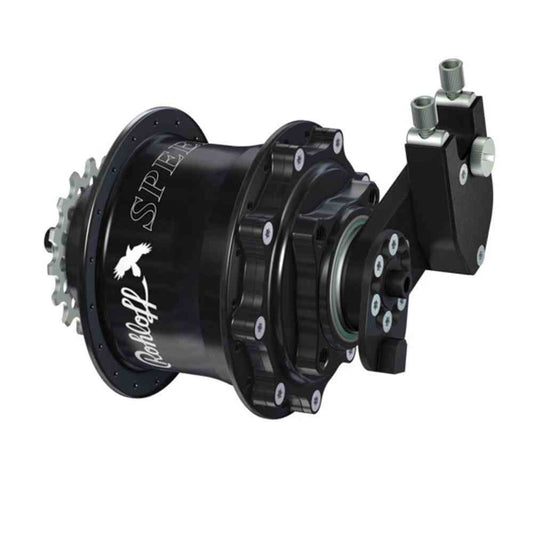 Rohloff Speedhub 500/14 C OEM 14 Speed Gear Hub w/ EX Box 32 Hole For Disc 8027 - Black