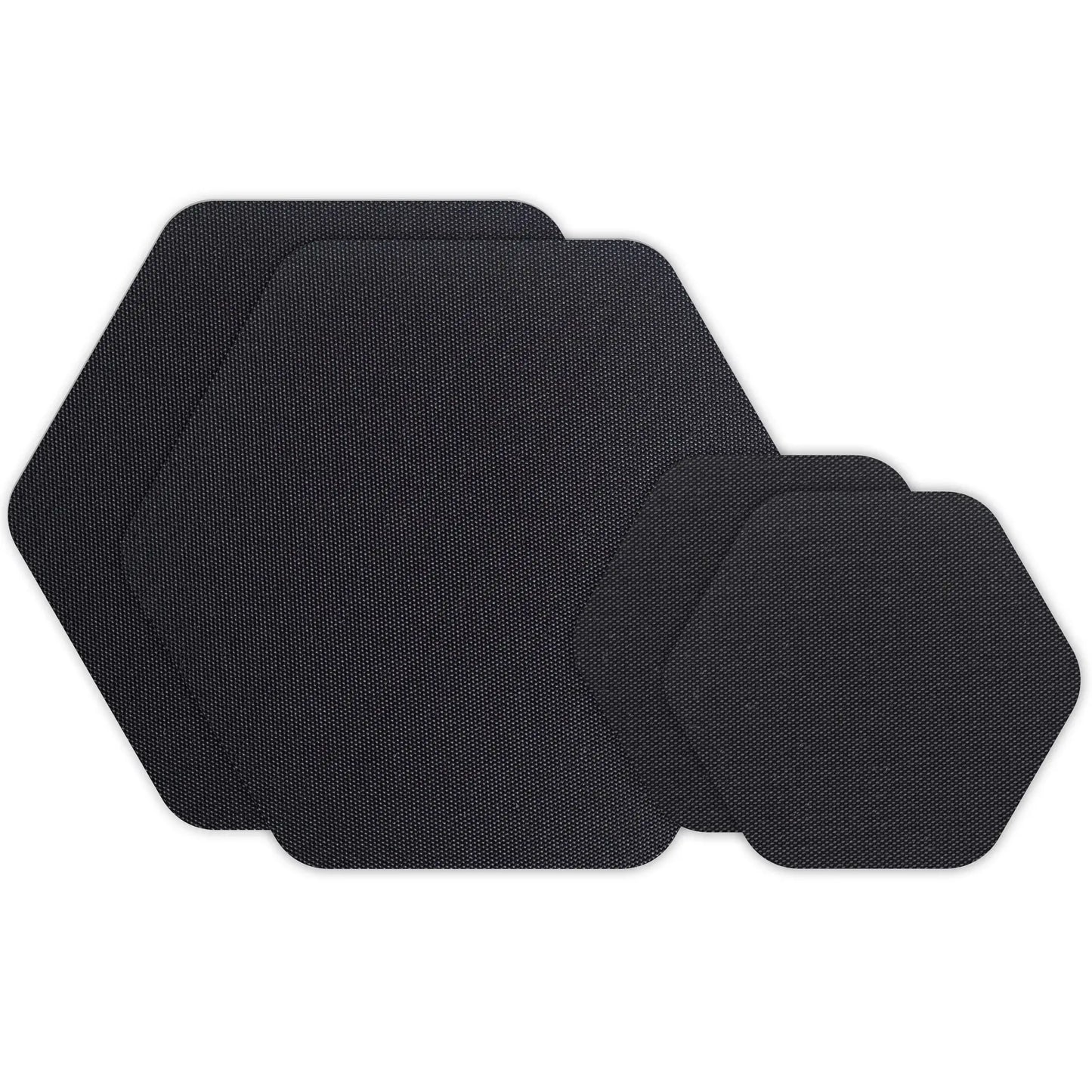 MCN Tenacious Tape Hex Patches Black/Clear
