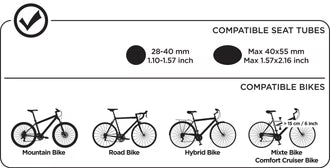 Thule Ridealong Seatpost Mount Rear Child Seat