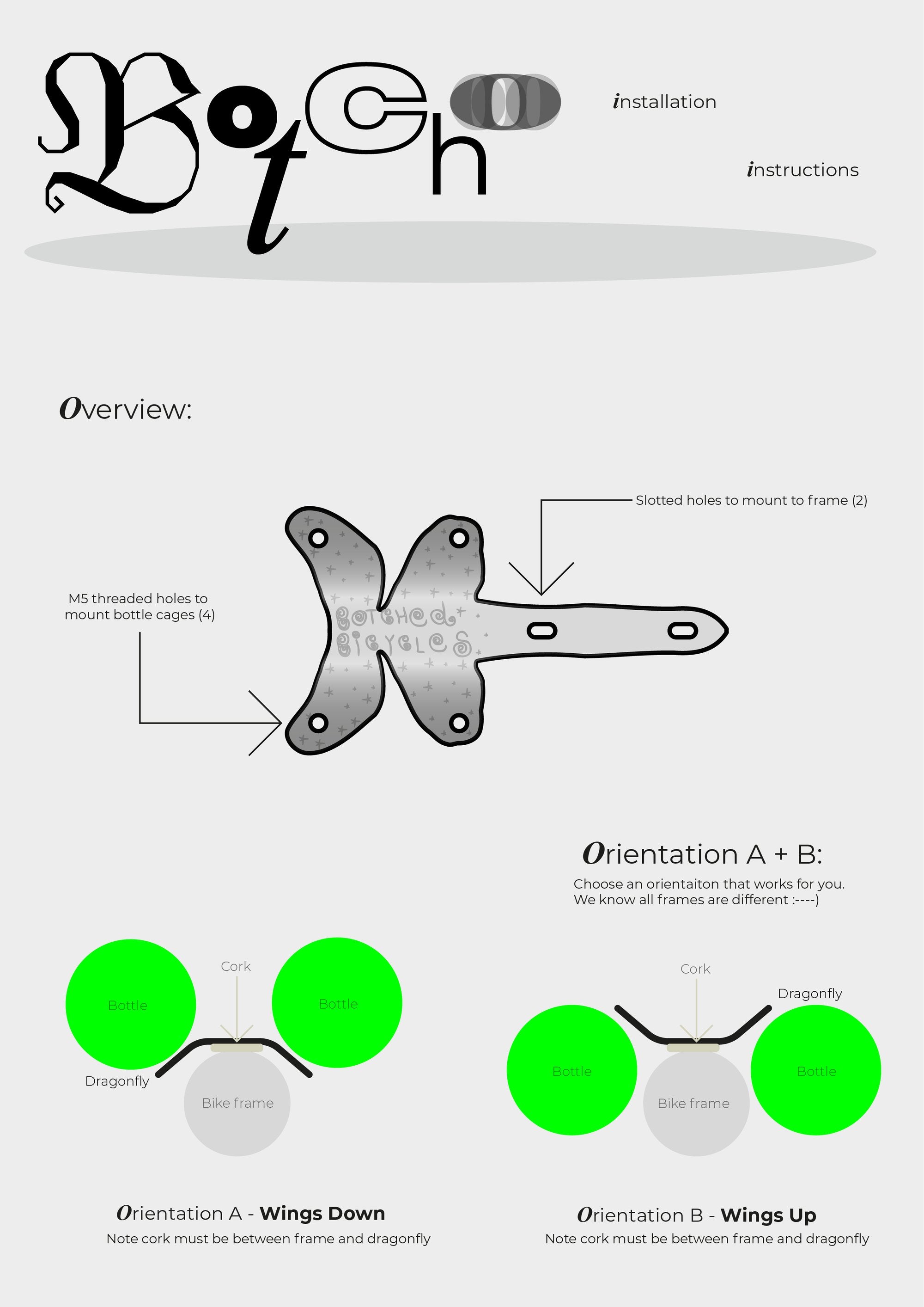 Botched Bikes Stainless Dragonfly