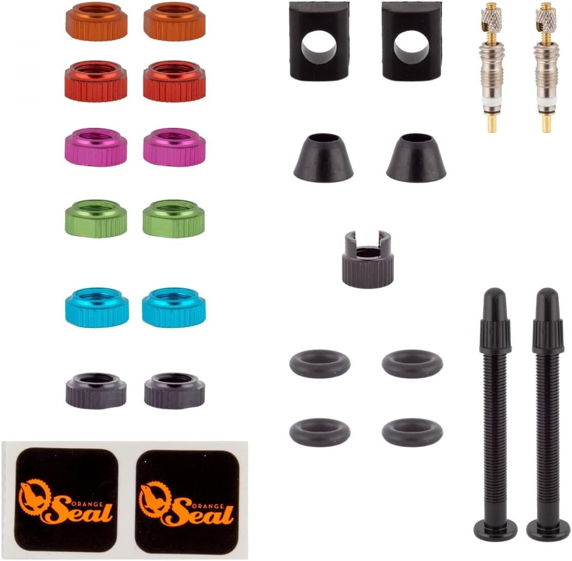 Orange Seal Tubeless Versa Valve Stem Kit