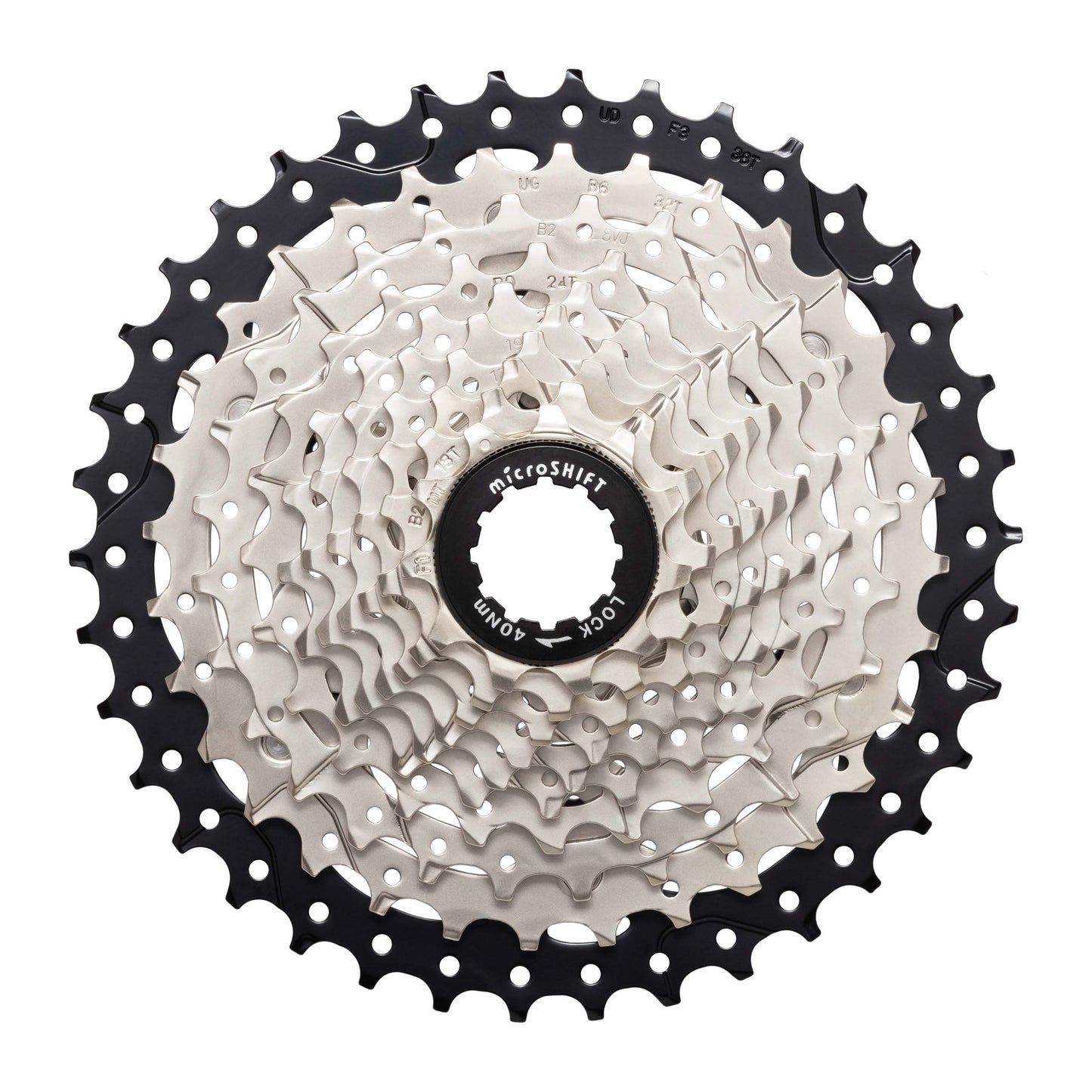 Microshift Sword Cassette 10sp 11-38t Steel