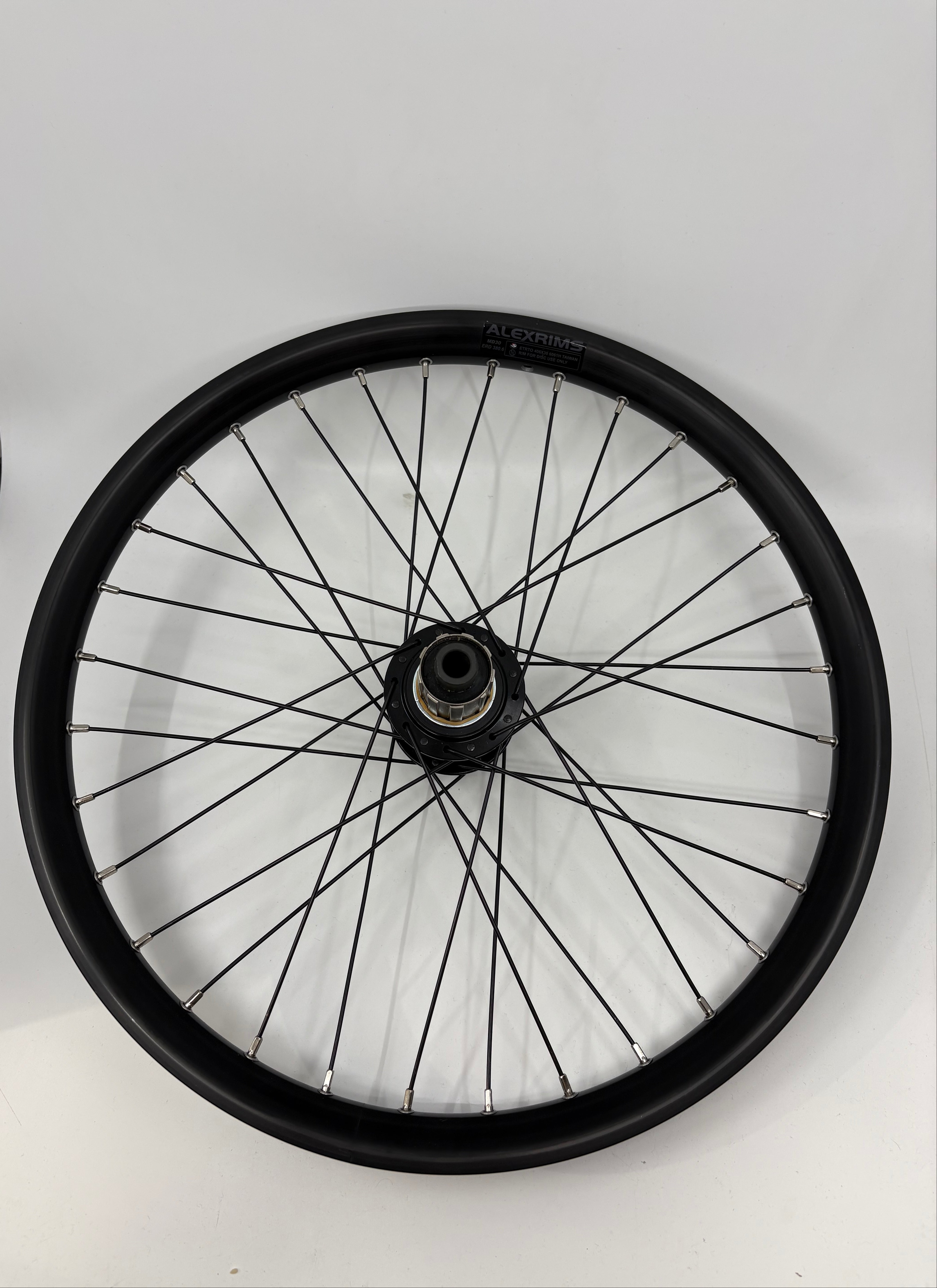 Wheel 20" Rear, 142mm 6 bolt Novatec Sealed Bearing Hub, HG freehub, MD30 Rim