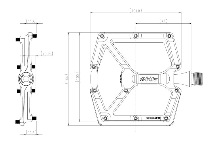 MKS Orbiter Pedal