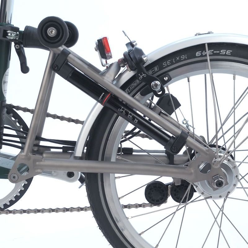 Brompton Pump Lezyne (new style) with mounting bracket