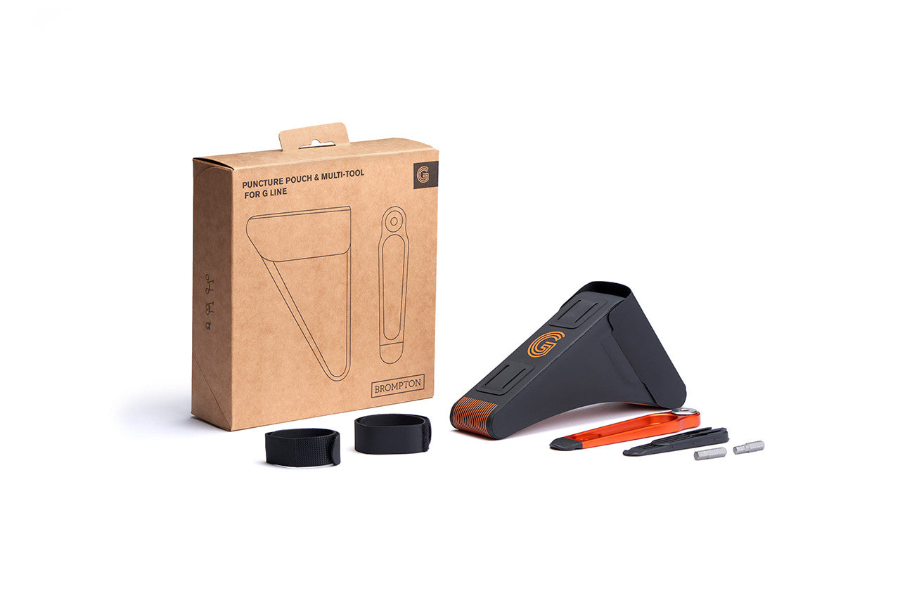 Brompton G line Puncture Pouch & Multi-Tool Bundle (incl front and rear lights)