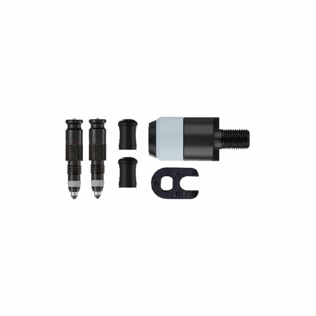 Schwalbe Clik Valve Conversion Set (2 valve cores) for Presta w/SKS CLIK TEC Adaptor for Pump Heads
