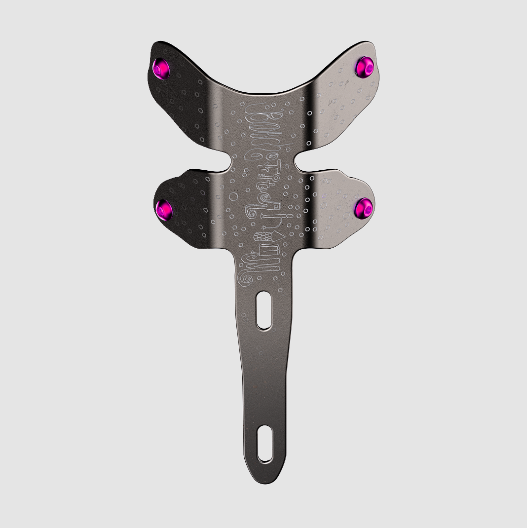 Botched Bikes Dragonfly Cage (titanium)