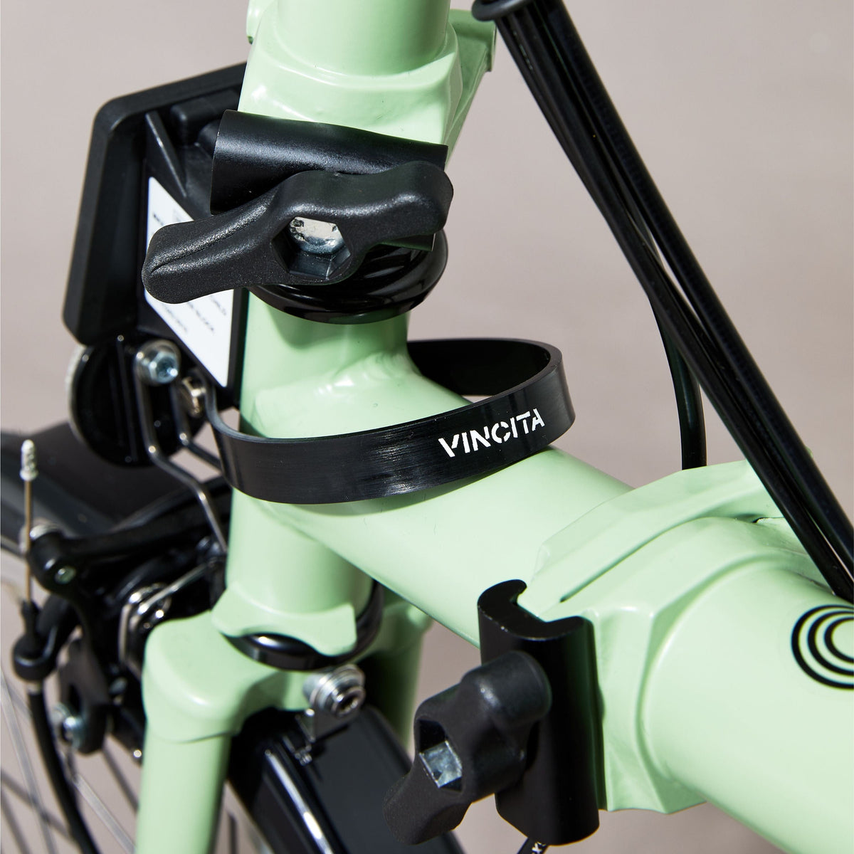 Vincita Brompton Luggage Block Release Strap Black