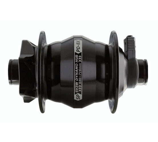 Shutter Precision PD-8X-110 Dynamo Hub (15mm Boost, 6-bolt) 32 Black