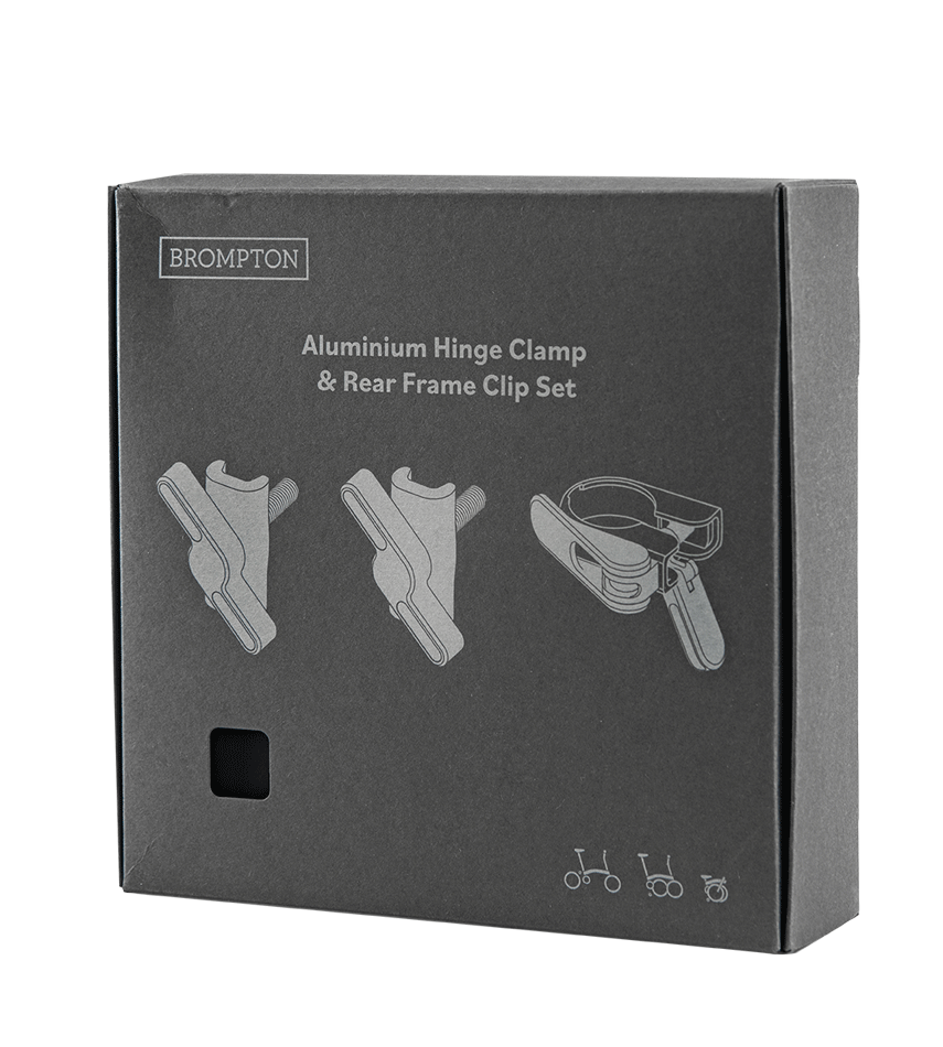 Brompton Aluminium Hinge Clamp and Rear Frame Set