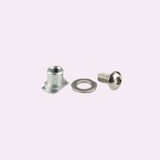 Brompton Replacement telescopic seatpost locator-key + screw (Silver)