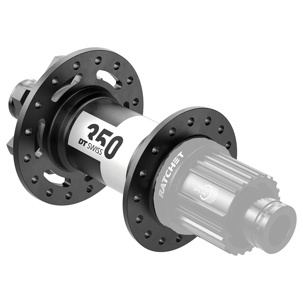 DT Swiss 350 Rear Hub 6-Bolt 142x12 (not incl. freehub)