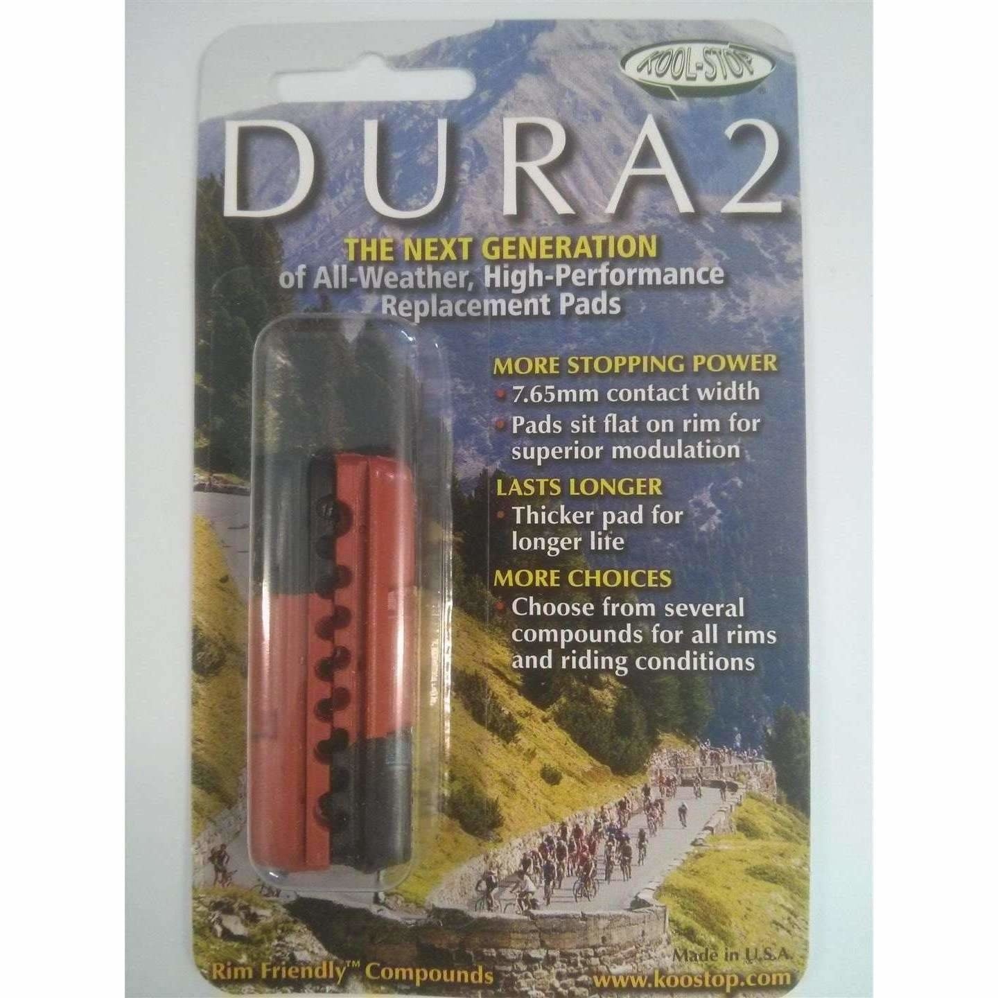 Kool Stop Dura 2 Inserts (Dual Compound)