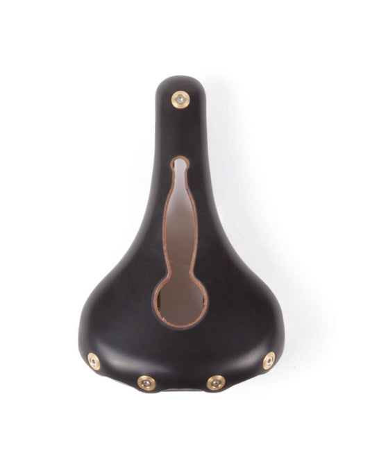 Berthoud Cycles Marie Blanque Leather Open Saddle Black