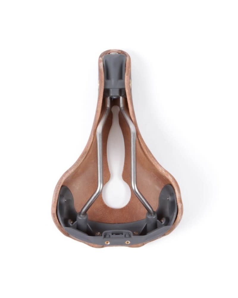 Berthoud Cycles Marie Blanque Leather Open Saddle Black