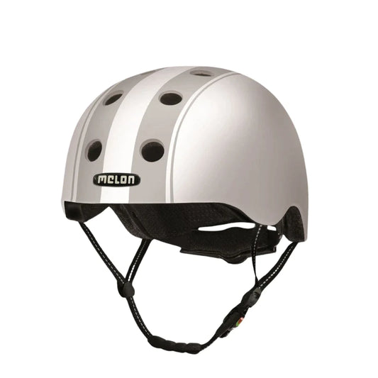 Melon Helmet - Double Grey Stripes