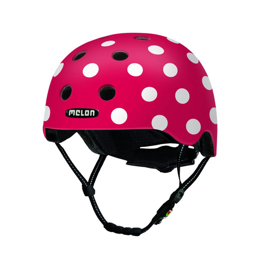 Melon Helmet - Dotty White