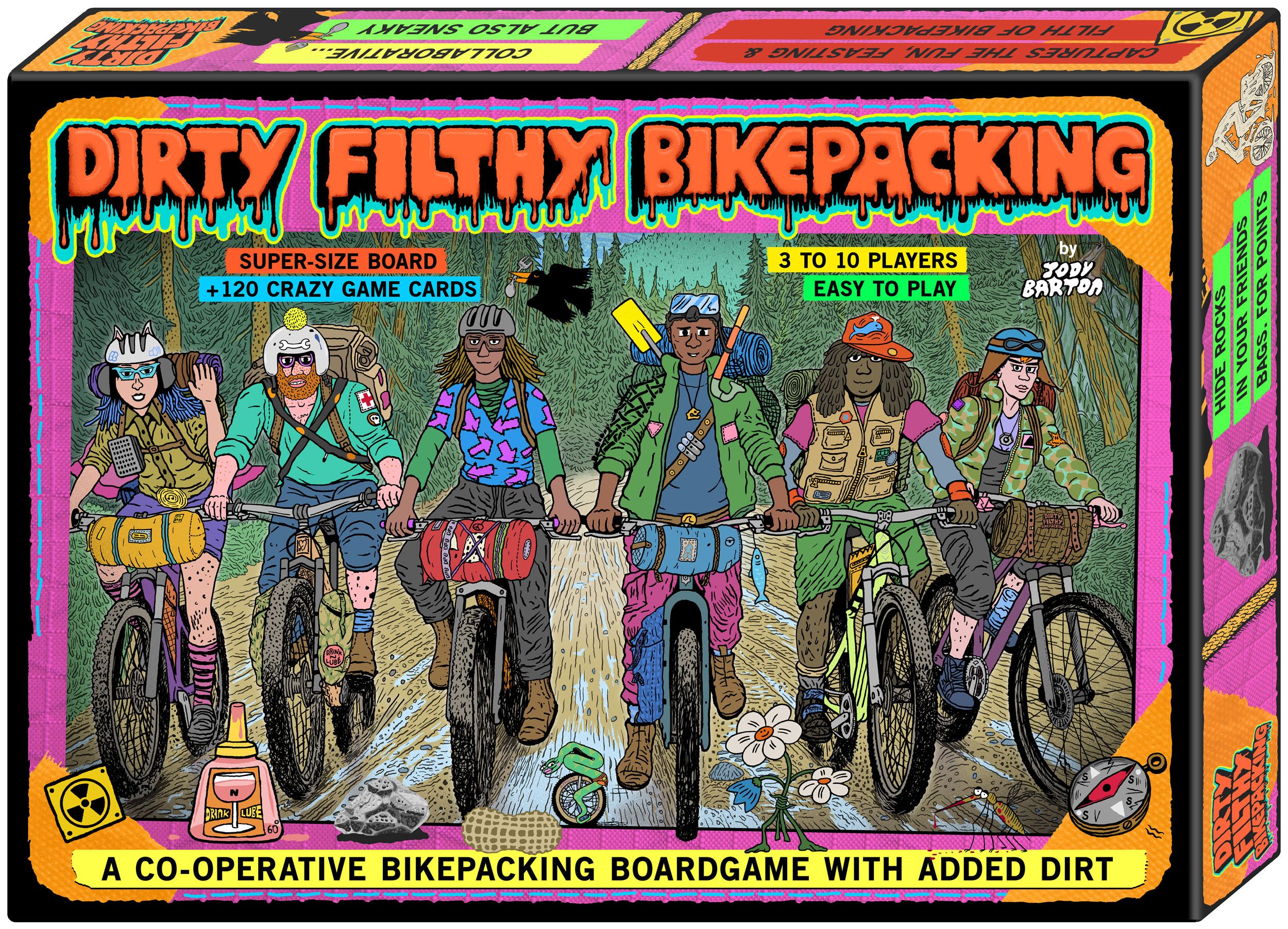Dirty Filthy Bikepacking Board Game