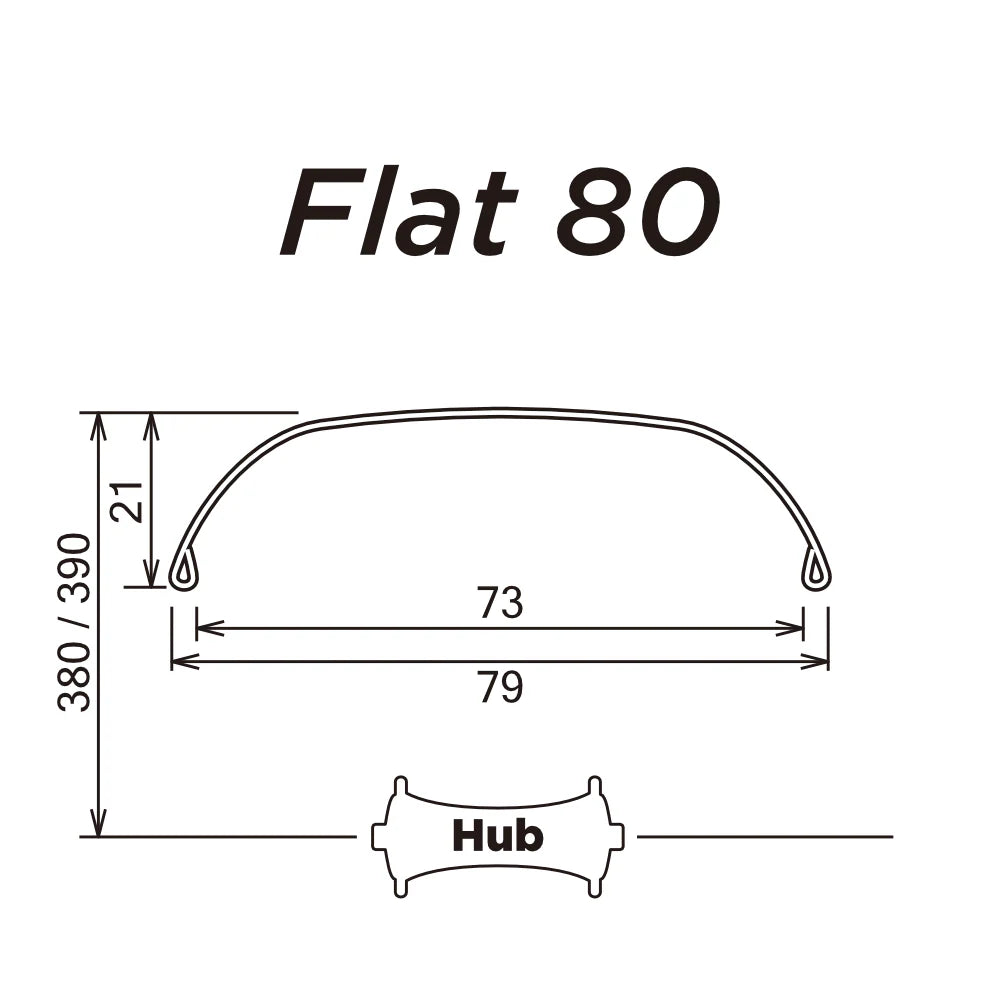 Sim Works Flat 80 Mudguard
