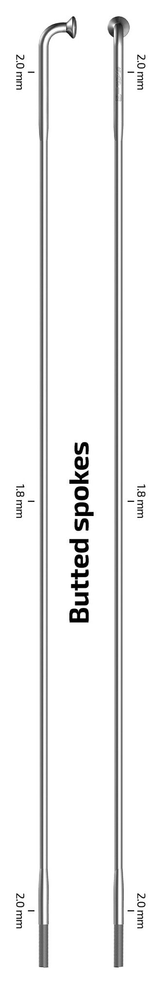 Sapim Race J-Bend Spoke Blank