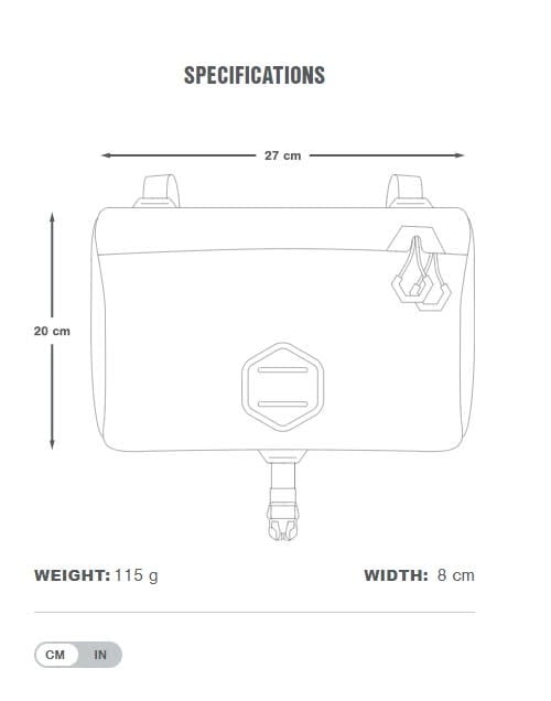 Apidura Backcountry Accessory Pocket 4.5L