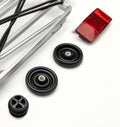 Brompton Rear Reflector + wheels + bung for rack