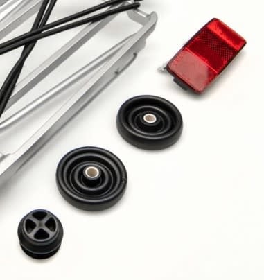 Brompton Rear Reflector + wheels + bung for rack