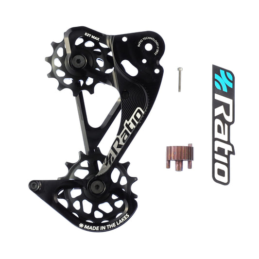 Ratio Tech 1x12 Wide Ratchet and Cage Kit Black