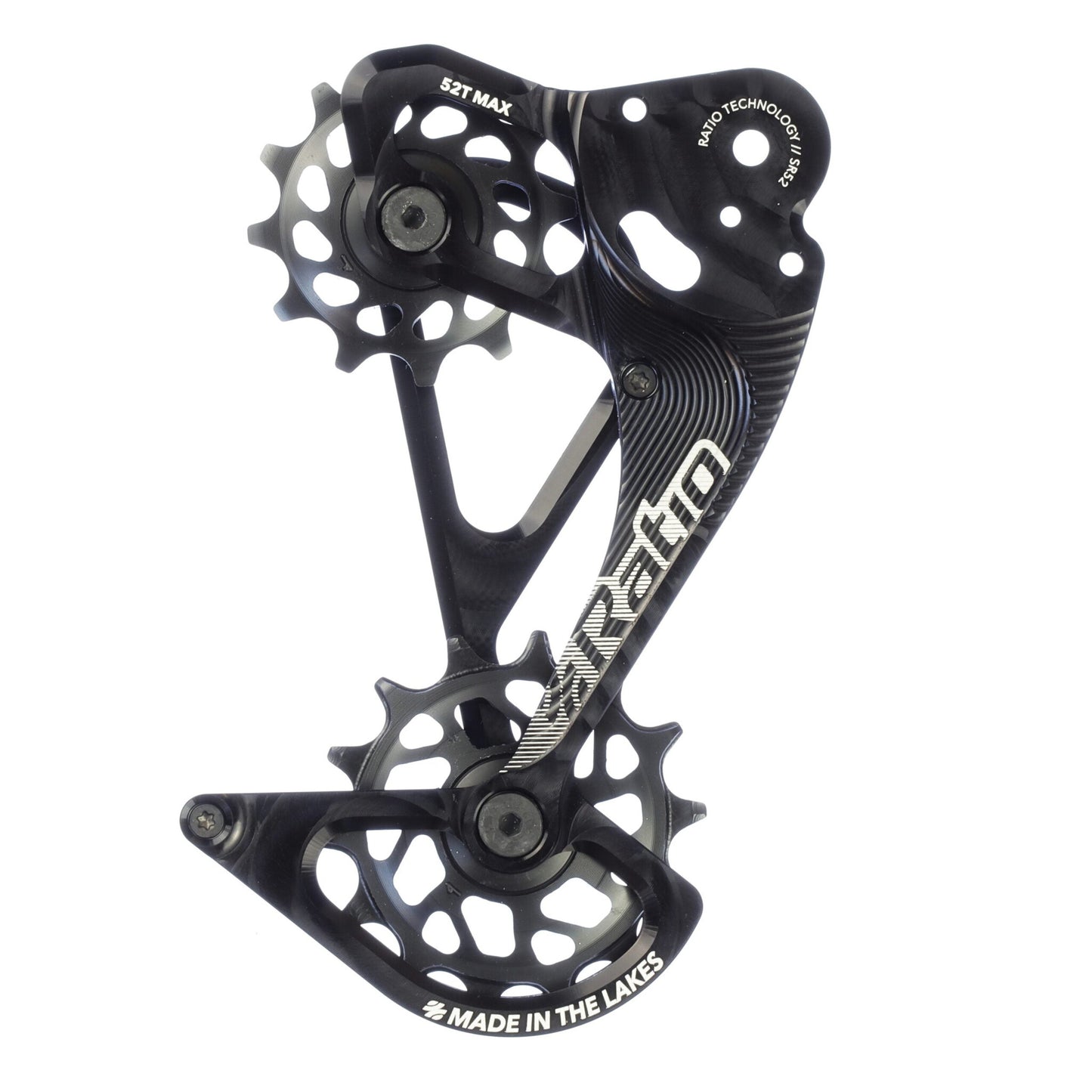 Ratio Tech 1x12 Wide Ratchet and Cage Kit Black