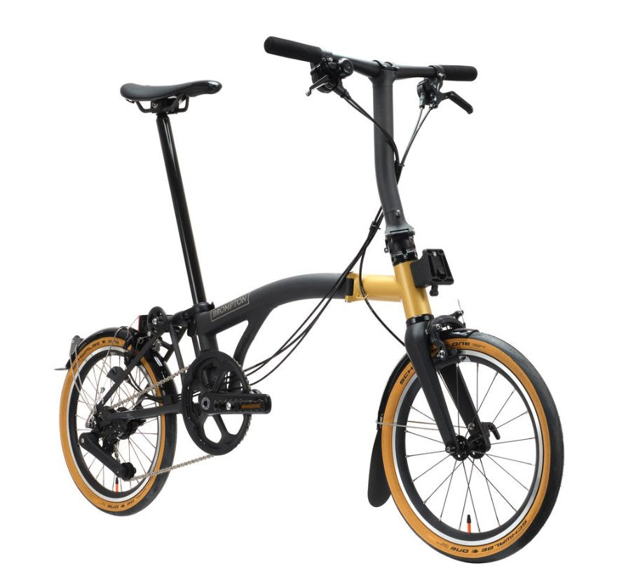 Brompton T Line Ceratech Explore 12-speed Black/Gold
