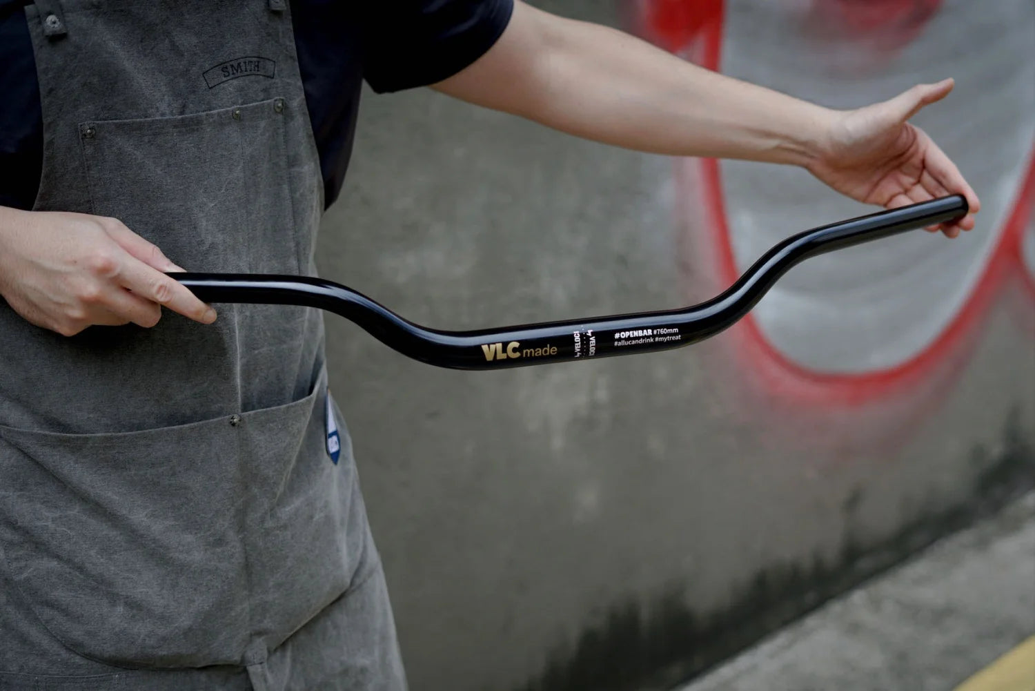 Veloci VLC OPEN BAR HANDLE BAR 31.8x760mm, WET BLACK