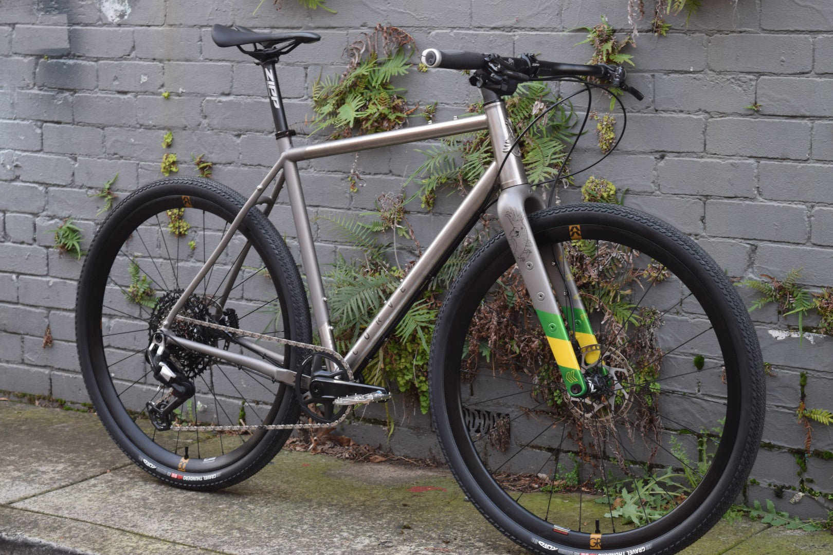 David's custom-painted Curve GXR flat-bar