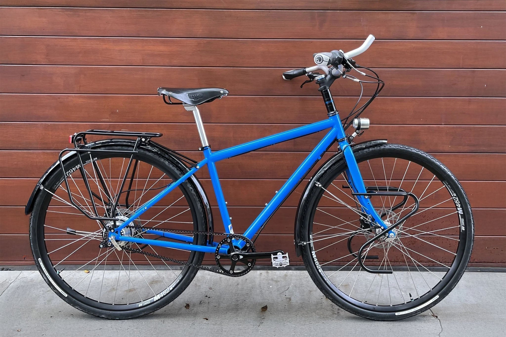 George's Rohloff Custom painted touring bike