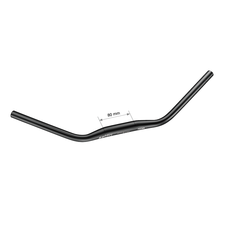 Satori Noir Handlebar, 31.8mm, 680mm wide, 30 deg