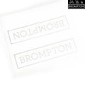 Brompton Main frame logo Decal sticker