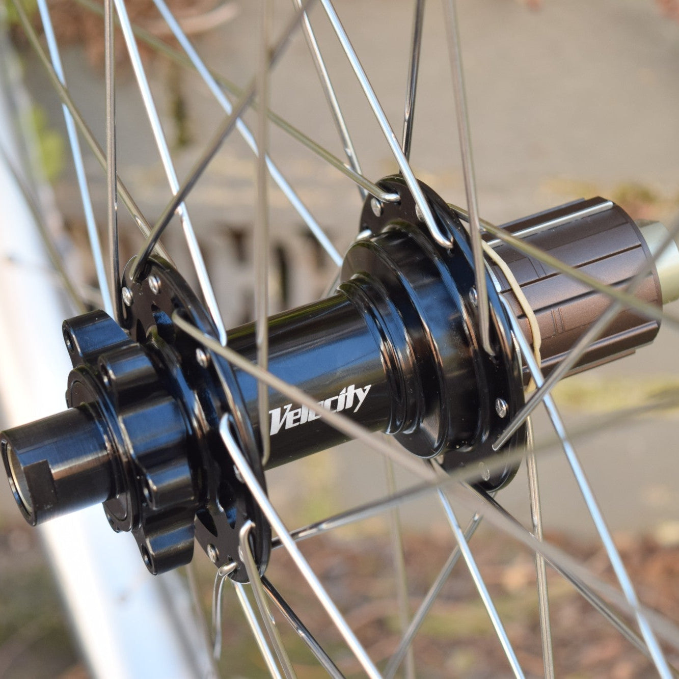 Velocity Cliffhanger Silver Omnium Wheelset (29" rear, 20" front) 12x142, 15x100mm