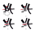 Fahrer E-Bike Motor Cover