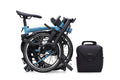 Brompton Electric P Line with SuperRoll+ and Handlebar Control - e-Motiq system - 4-speed, with Rack