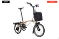 Brompton Electric P Line with SuperRoll+ and Handlebar Control - e-Motiq system - 4-speed, with Rack