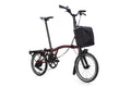 Brompton Electric P Line with SuperRoll+ and Handlebar Control - e-Motiq system - 4-speed, with Rack