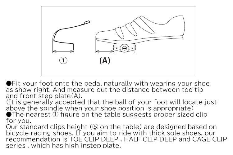 MKS Toe Clips (Stainless steel)