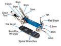 Park Tool Mini Hex/Torx/Chain Tool (IB-3)