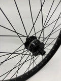 WHEEL - 29er Alex MD30 32H P/j Black Rim, 30mm internal rim , FRONT DYNAMO 15mm T/A (110mm OLD) 6 Bolt Disc