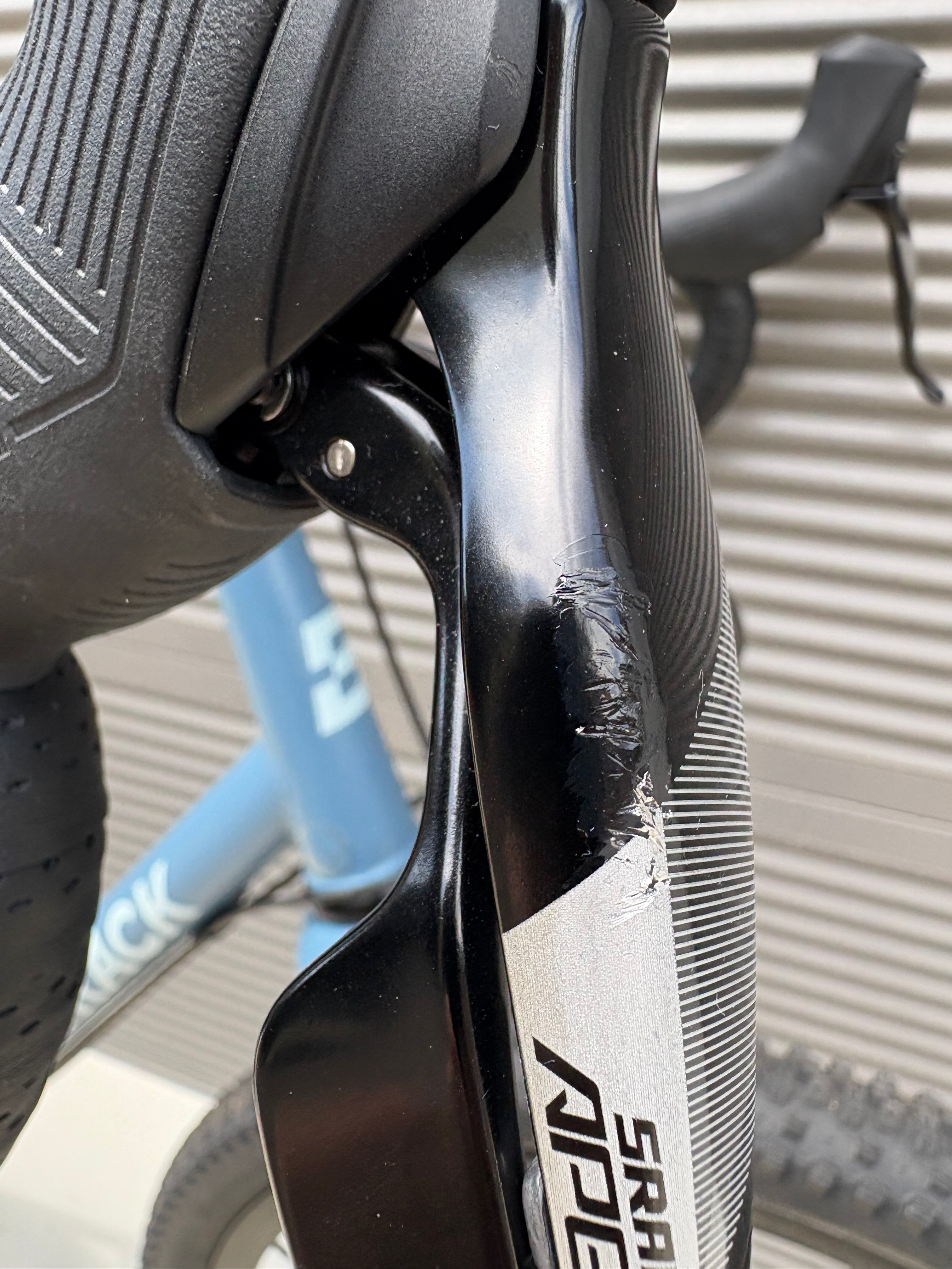 Bombtrack 2025 Hook EXT Matt teal L - Scratched RH Lever and Derailleur