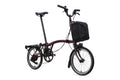 Brompton Electric C Line with SuperRoll+ and Handlebar Control - e-Motiq system - 4-speed, with Rack