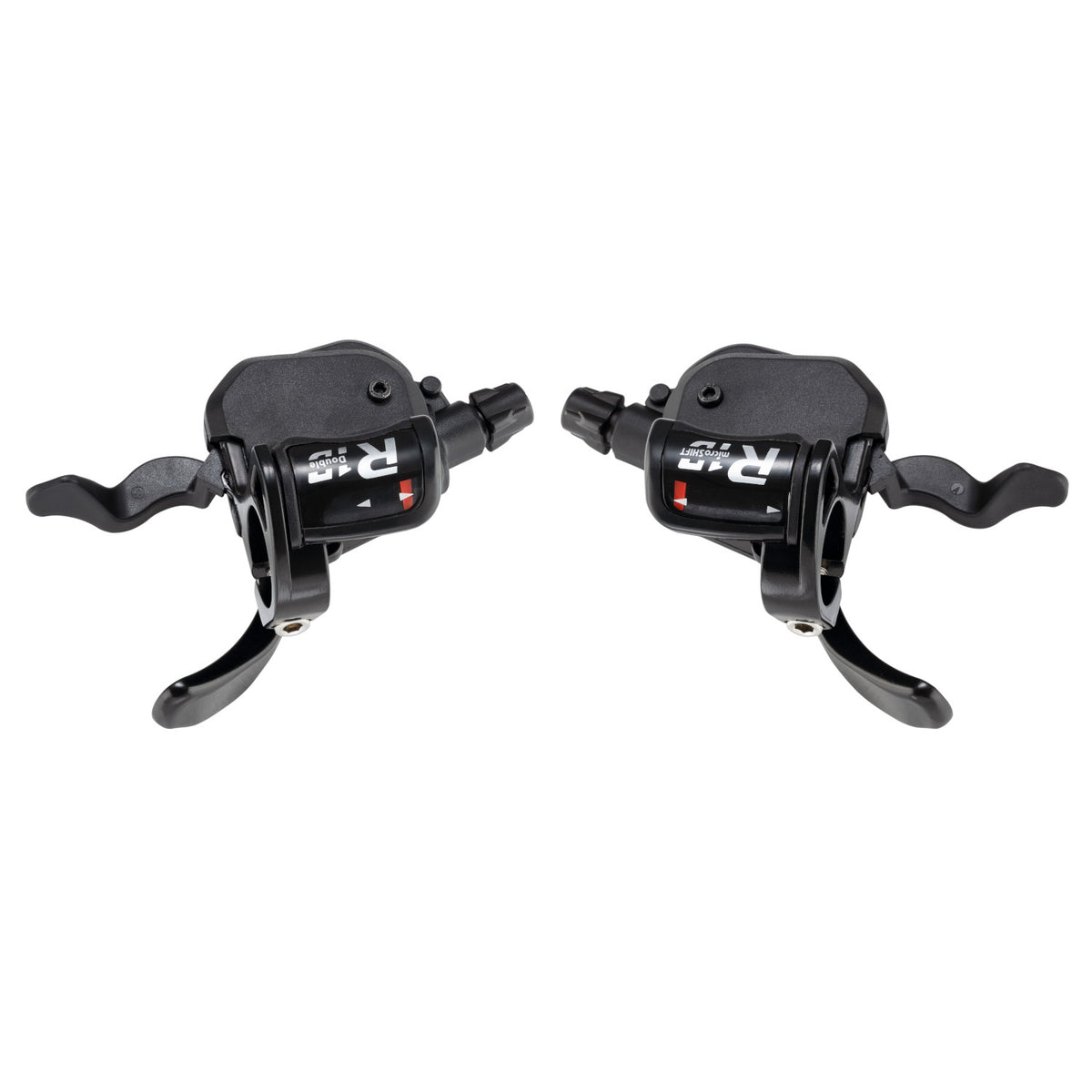 MICROSHIFT Xpress Shifter - R10 SL-R760 - 2x10 Speed - Gear Indicator - Pair (Shimano Road) Black
