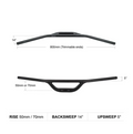 Redshift Top Shelf Flat Handlebar (800mm)