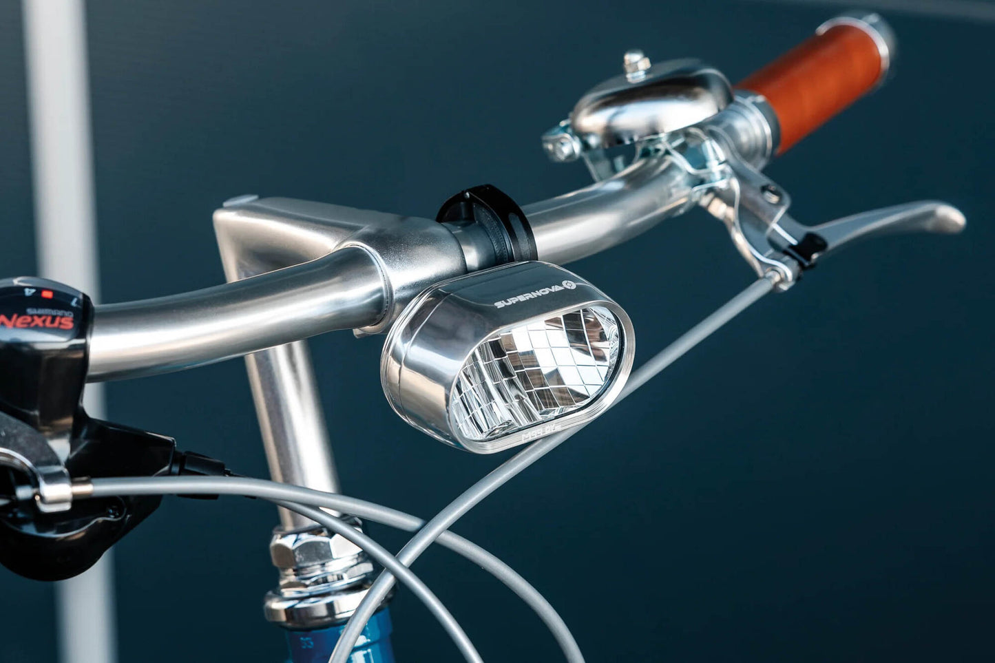 Supernova M99 DY Pro Dynamo Front Light (w/ high beam) Silver